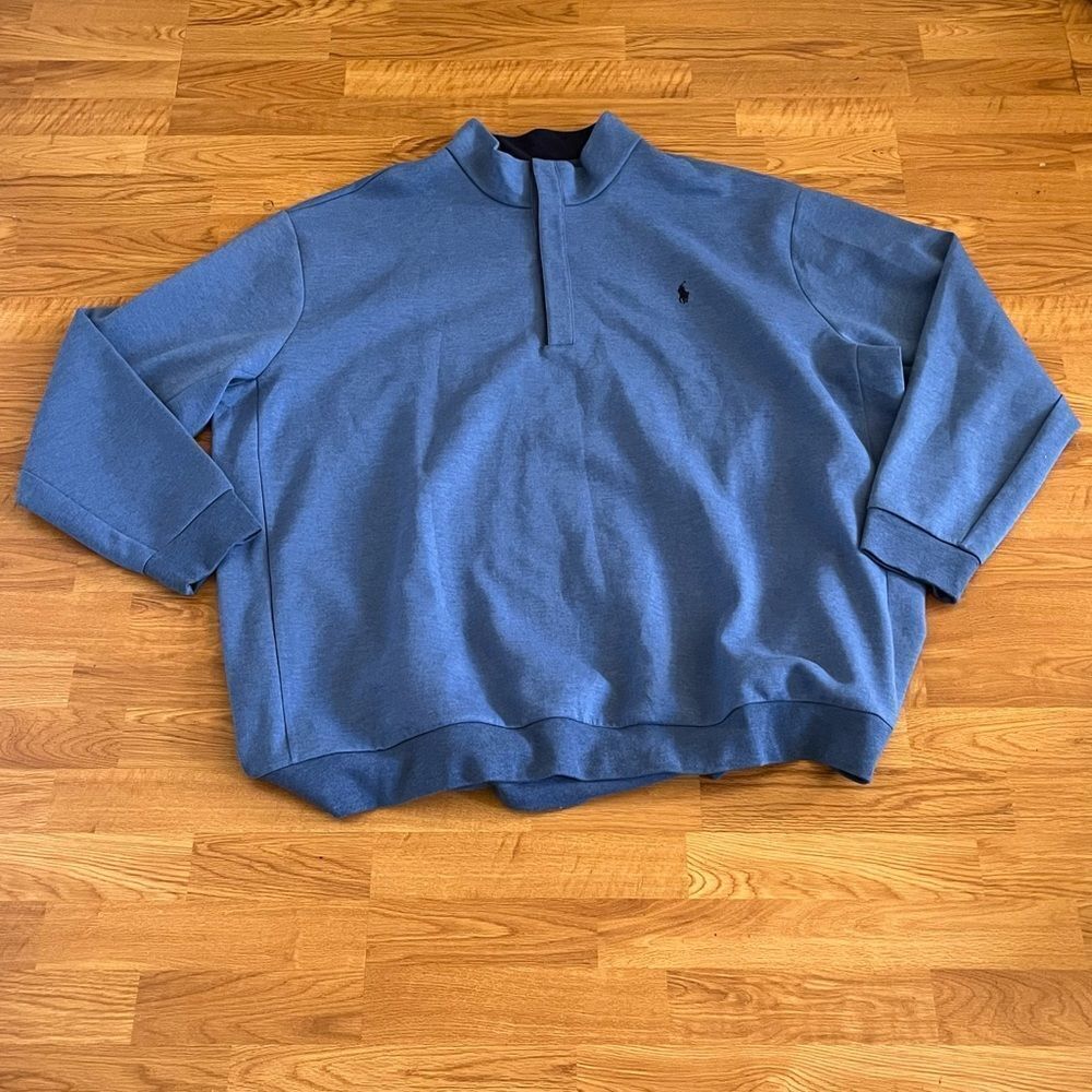 Polo Ralph Lauren 1/4 Button Up Pullover Sweater Mens Size: 4XLT